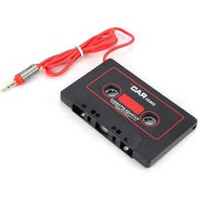 مشغل كاسيت للسيارة، محول شريط كاسيت ستيريو للسيارة CD MD MP3 MP4 الى صوت AUX 3.5 ملم للجوال in Kuwait