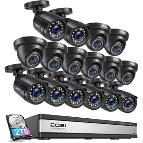 ZOSI 1 Pack 150ft (45 مترًا) كابل طاقة فيديو الكل في واحد، كابلات كاميرا مراقبة تمديد BNC لأنظمة كاميرات DVR لأمن الفيديو (تتضمن موصلات BNC 1 ومحولات RCA 1X) - لون أسود in Kuwait