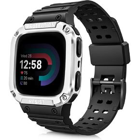 FINTIE Band with Case Compatible with Fitbit Versa 4/3/2/1/Lite&Sense 2 1 in Kuwait