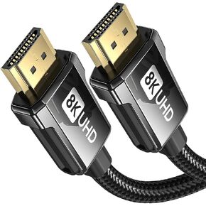 Silkland 8K HDMI ARC/eARC Cable 2.1 for Soundbar 6.6ft, 8K@60Hz 4K@120Hz in Saudi Arabia