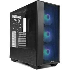 LIAN LI LANCOOL III E-ATX PC Case, Spacious RGB Gaming Computer Case with Hinged Tempered Glass Doors, Fine Mesh Panels, 4x140mm PWM Fans Pre-Installed High Airflow Chassis (Black) in Saudi Arabia