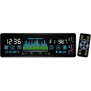 Power Acoustik PL-60MB Single Din MP3 Car Stereo, Touch Panel, Google Voice Control, Hand Motion, Bluetooth, 1 Din USB AUX in Saudi Arabia