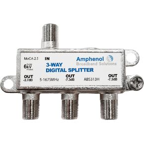 أمفينول 3-Way Digital Coaxial Splitter MoCA 2.5 ABS313H in Kuwait