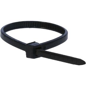 4-inch Cable Tie, 100pcs/Pack, 18 lbs Max Weight - Black in Kuwait