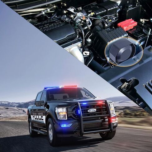 PA System for Trucks, Police Sirens for Vehicles and Police PA System for Cars Include PA Speaker, Mic System, Vehicle Siren box and 8 Tones 200-Watt Emergency Warning Siren in Saudi Arabia