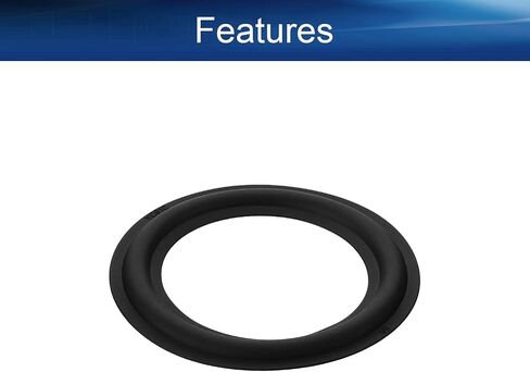 Heyiarbeit 4 Inch Speaker Rubber Edge Surround Rings Replacement Parts for Speaker Repair or DIY 2pcs in Saudi Arabia