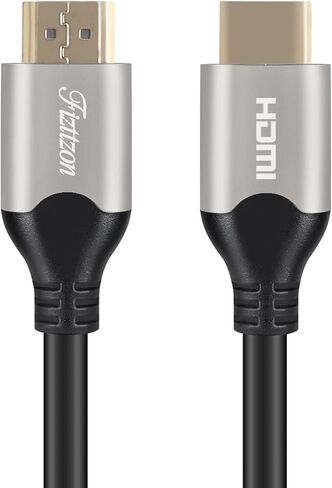 كابل Fizttzon 4K HDMI بطول 50 قدم عالي السرعة HDMI 2.0 يدعم 4K/60 هرتز، ثلاثي الأبعاد، 1080P، نقل 18 جيجابت في الثانية - رمادي in Kuwait