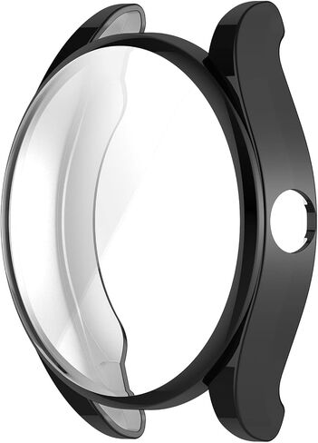 FitTurn for HUAWEI Watch buds Watch Case with Built-in HD Clear Ultra-Thin TPU Screen Protector Cover Fashion Plated Metal Color Case for HUAWEI Watch buds Smartwatch Accessories (5Pack) in Saudi Arabia