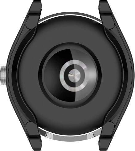 FitTurn for HUAWEI Watch buds Watch Case with Built-in HD Clear Ultra-Thin TPU Screen Protector Cover Fashion Plated Metal Color Case for HUAWEI Watch buds Smartwatch Accessories (5Pack) in Saudi Arabia