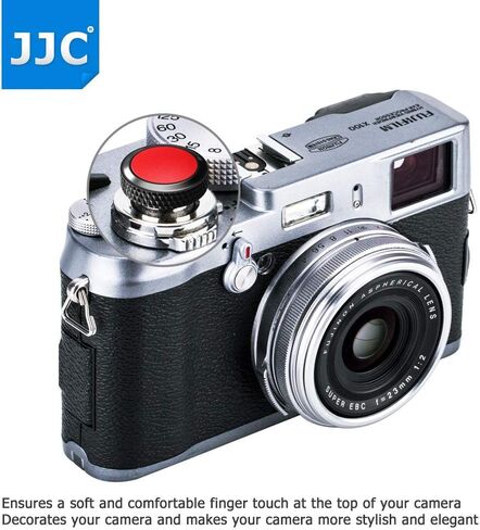Soft Camera Shutter Release Button Cap for Fujifilm X-T30 III X-M5 X Half X100VI X-T30II X-T20 X-T10 XE5 XE4 X-T4 XT3 XPro3 XPro2 X100V X100F X100T X100S for Sony RX10 IV III RX1RII RX1R RX1 Black+Red in Kuwait