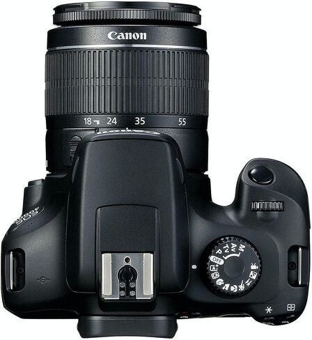 حزمة Canon EOS 4000D/Rebel T100: تتضمن عدسة مقاس 18-55 مم، وحامل ثلاثي قوي، وبطاقة ذاكرة سعة 64 جيجابايت، وحقيبة حمل متينة، ومجموعة مرشحات مكونة من 3 قطع، لمنشئي المحتوى in Saudi Arabia