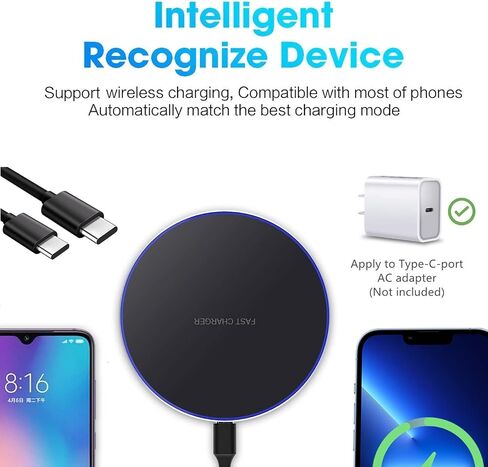 قاعدة شحن لاسلكية سريعة 20 وات، محطة شحن هاتف لاسلكية USB-C in Kuwait