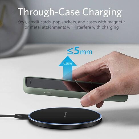 قاعدة شحن لاسلكية سريعة 20 وات، محطة شحن هاتف لاسلكية USB-C in Kuwait