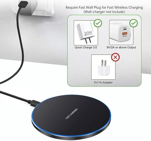 قاعدة شحن لاسلكية سريعة 20 وات، محطة شحن هاتف لاسلكية USB-C in Kuwait