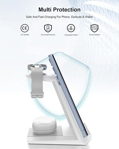 Wireless Charger for Samsung - NANAMI 3 in 1 Phone and Watch Charger Stand in Saudi Arabia