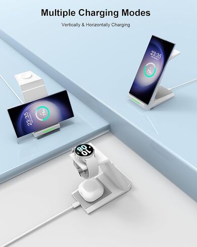 Wireless Charger for Samsung - NANAMI 3 in 1 Phone and Watch Charger Stand in Saudi Arabia