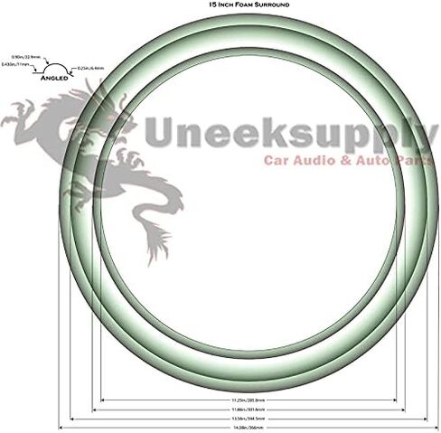 2 15 Inch Speaker Subwoofer Surround Foam Repair Kit for JL Audio in Saudi Arabia