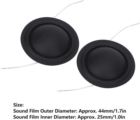 Dome Tweeter Wire Diaphragm 25 Core Tweeter Voice Coil Sound Diaphragm Bracket Speaker Repair Accessories, for Cars, Parties, Streaming Music in Saudi Arabia