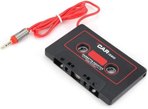 مشغل كاسيت للسيارة، محول شريط كاسيت ستيريو للسيارة CD MD MP3 MP4 الى صوت AUX 3.5 ملم للجوال in Kuwait