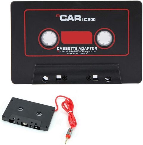 مشغل كاسيت للسيارة، محول شريط كاسيت ستيريو للسيارة CD MD MP3 MP4 الى صوت AUX 3.5 ملم للجوال in Kuwait
