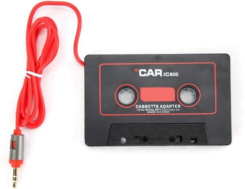 مشغل كاسيت للسيارة، محول شريط كاسيت ستيريو للسيارة CD MD MP3 MP4 الى صوت AUX 3.5 ملم للجوال in Kuwait