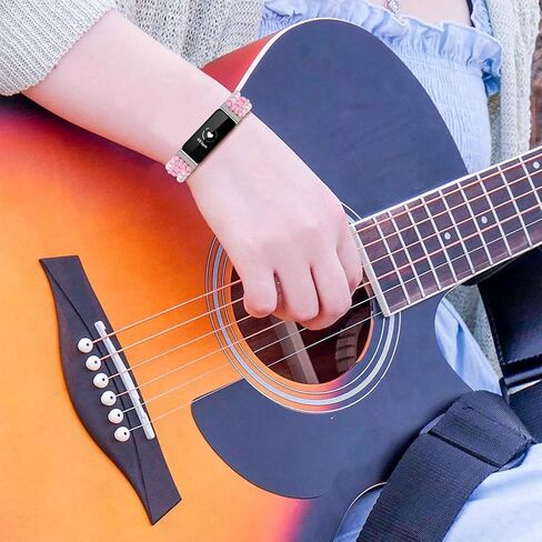 FitTurn Cute Nylon Bands Compatible with Fitbit ACE 3/ ACE 2 Band for Kids Small Pearl Rope Adjustable Bracelet Braided Nylon Friendship Strap Accessories Bands Gift Girls Boys in Kuwait