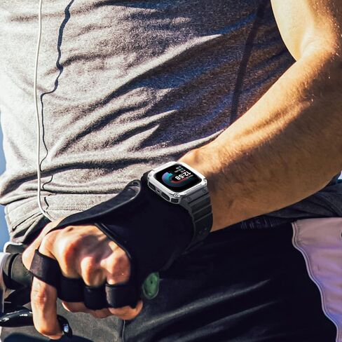 FINTIE Band with Case Compatible with Fitbit Versa 4/3/2/1/Lite&Sense 2 1 in Saudi Arabia