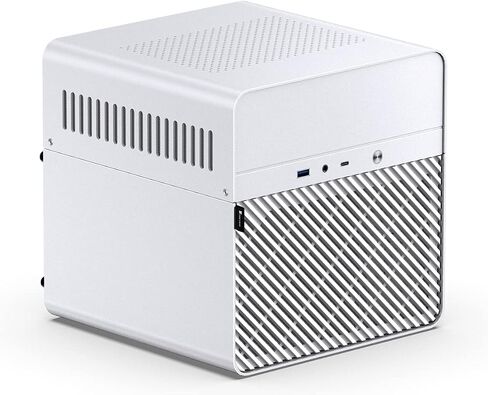 JONSBO N2 Black NAS ITX Case 5+1 Disk Bays Mini Aluminum Case, Built-in 12cm Fan, SFX Power Bite (L150mm Max.), Support 65mm CPU Cooler, Integrated Upper Cover Removable,Black in Saudi Arabia