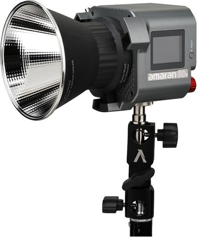 Amaran 60x 65W COB Bi Color (2700K-6500K) LED Video Light, 37,775 lux at 1 Meter, 9 Built-in Lighting FX, Power by Aputure in Saudi Arabia