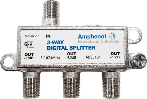 Amphenol 2-Way Digital Coaxial Splitter MoCA 2.5 ABS312H in Kuwait