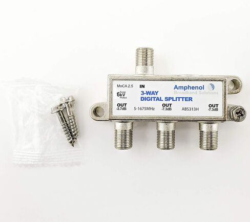 Amphenol 2-Way Digital Coaxial Splitter MoCA 2.5 ABS312H in Kuwait