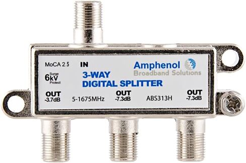 Amphenol 2-Way Digital Coaxial Splitter MoCA 2.5 ABS312H in Kuwait