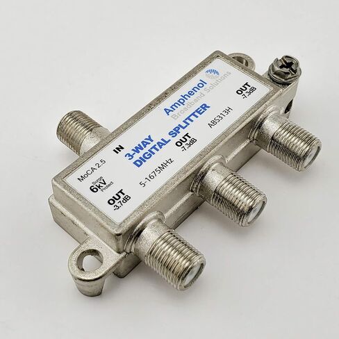Amphenol 2-Way Digital Coaxial Splitter MoCA 2.5 ABS312H in Kuwait