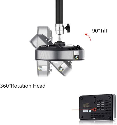 MyJell Mini Ceiling Wall Projector Mount Stand حامل دعامة جهاز العرض تحميل 11 رطلاً طول 8.5 بوصة لكاميرا العرض الصغيرة (8.5 بوصة، أسود) in Kuwait