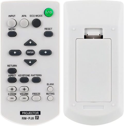 Allimity RM-PJ8 استبدال جهاز التحكم عن بعد المتوافق مع جهاز عرض بيانات Sony VPL-SW526C VPL-SW536 VPL-SW526 VPL-SX536 VPL-EW275 VPL-EW245 VPL-EW225 VPL-EX275 VPL-EX271 VPL-EX245 VPL-EX241 VPL-EX225 VPL-EX221 in Saudi Arabia