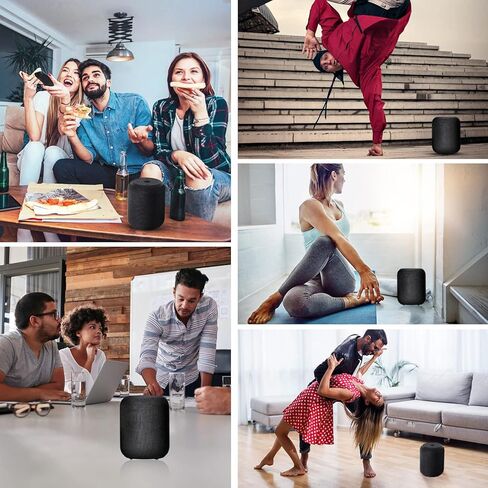 NOTABRICK 【2PCS】 Bluetooth Speakers,Portable Wireless Speaker with 15W (30W) Stereo Sound, Active Extra Bass, IPX6 Waterproof Shower Speaker, Double Pairing, for Party, Home Theater, Game Theater in Kuwait