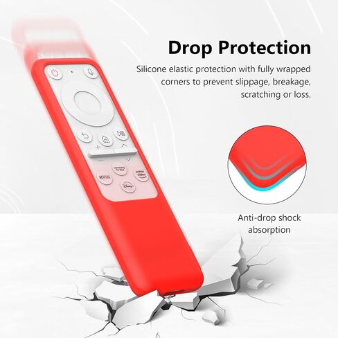 Protective Remote Cover for Samsung BP59-00149B TM2261S BP59-00149A TV Remote Cover Samsung Smart Remote Monitor Serie M7/M8 (Black) in Kuwait