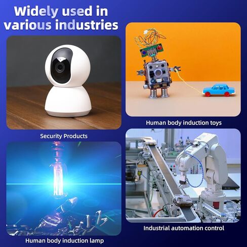 DaFuRui AM312 PIR Sensor，10Pack PIR Motion Sensor Outdoor Mini Pyroelectric Infrared PIR Human IR Sensor Module Body Manual Motion Sensor Detector Modules in Kuwait
