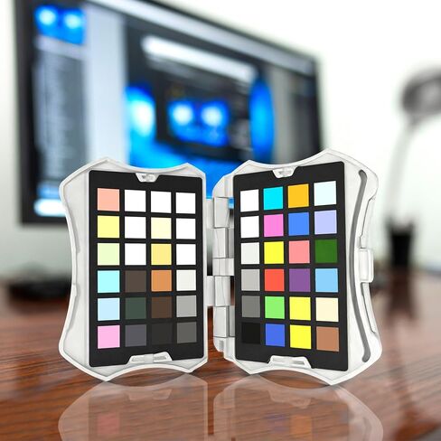 Datacolor SpyderCeckr مدقق ألوان الفيديو وبطاقة تدرج الألوان | توفر بطاقة نمط الألوان التي تنتظر الحصول على براءة اختراع المزيد من بيانات الألوان في لمحة للحصول على لون وتعريض دقيق in Kuwait