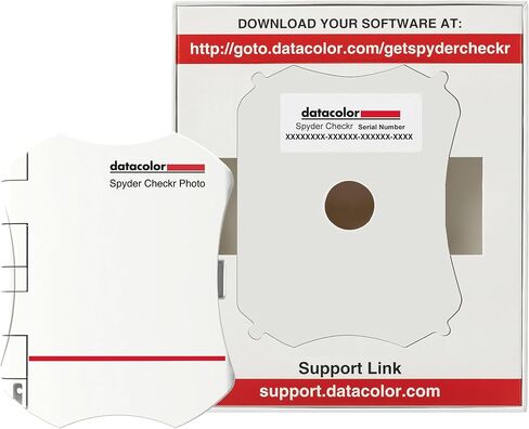 Datacolor SpyderCeckr مدقق ألوان الفيديو وبطاقة تدرج الألوان | توفر بطاقة نمط الألوان التي تنتظر الحصول على براءة اختراع المزيد من بيانات الألوان في لمحة للحصول على لون وتعريض دقيق in Kuwait