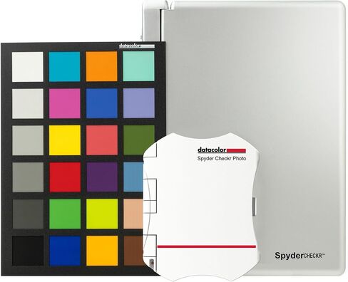 Datacolor SpyderCeckr مدقق ألوان الفيديو وبطاقة تدرج الألوان | توفر بطاقة نمط الألوان التي تنتظر الحصول على براءة اختراع المزيد من بيانات الألوان في لمحة للحصول على لون وتعريض دقيق in Kuwait
