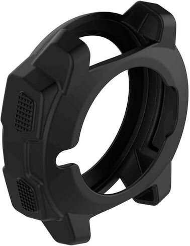 حافظات غطاء حماية من السيليكون المتوافقة مع SplenSun، بديل واقي الإطار المضاد للخدش لساعة Garmin Instinct، Instinct Solar الذكية (أسود وأحمر وأزرق مخضر) in Kuwait