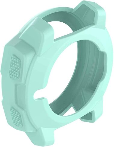 حافظات غطاء حماية من السيليكون المتوافقة مع SplenSun، بديل واقي الإطار المضاد للخدش لساعة Garmin Instinct، Instinct Solar الذكية (أسود وأحمر وأزرق مخضر) in Kuwait