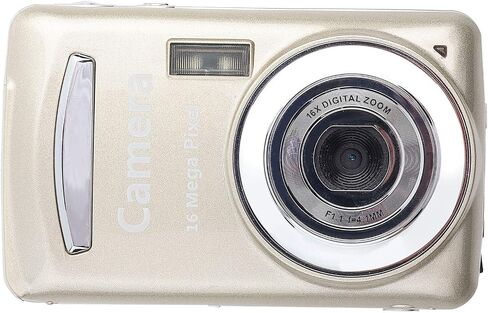 Digital Camera, FHD 720P Digital Camera for Kids Video Camera 16X Digital Zoom, Compact Point and Shoot Camera Portable Small Camera for Teens Students Boys Girls Seniors Black in Kuwait
