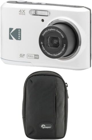 Kodak PIXPRO FZ45 Friendly Zoom Digital Camera (White) Bundle with Camera Case (2 Items) in Saudi Arabia