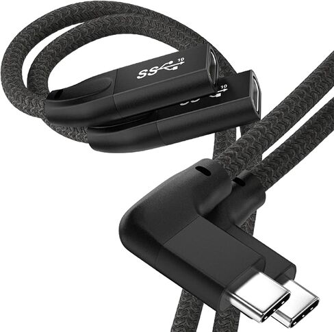Right Angle USB C Extension Cable 0.6FT, USB-C 3.2 Male to Female Cable in Kuwait