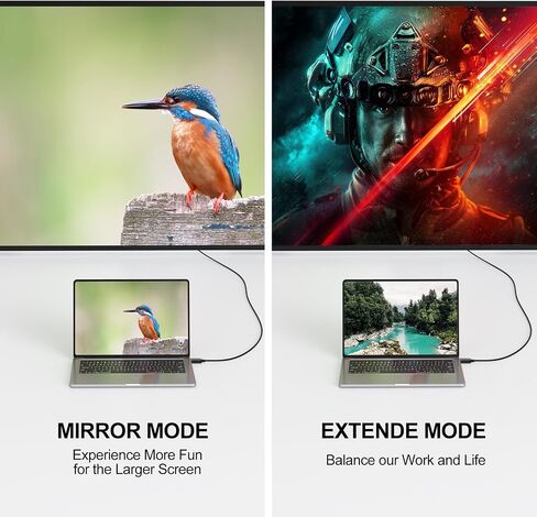 RyzzRooa DisplayPort to HDMI Cable 6 ft LED Light, DP to HDMI (Display Port) Cord Adapter Male to Male Gold-Plated FHD Supports Video and Audio for Computer, Monitor, HDTV, Projector-Orange in Saudi Arabia