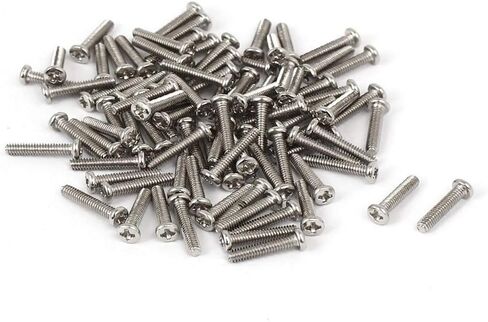 New Lon0167 PM2x10mm Nickel Featured Plated Round Head reliable efficacy Phillips Notebook Laptop Computer Screw 100pcs(id:7dc 20 dd 3f1) in Saudi Arabia