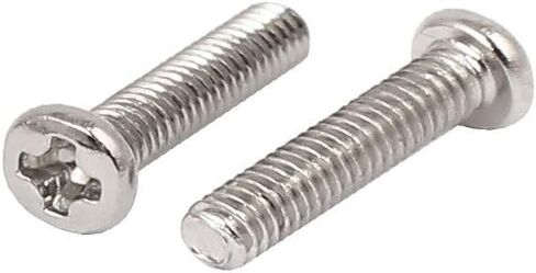 New Lon0167 PM2x10mm Nickel Featured Plated Round Head reliable efficacy Phillips Notebook Laptop Computer Screw 100pcs(id:7dc 20 dd 3f1) in Saudi Arabia