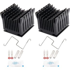 Unxuey Desktop Computer Heatsink Cooling Fan Motherboard Mute 3Pin Aluminium Heatsink South North Bridge 4cm Fan Blade with Buckle 40 * 38 * 36MM (Black) in Saudi Arabia